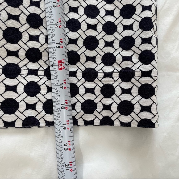 Talbots A-Line Black and White Knee-Length Skirt - Picture 6 of 6